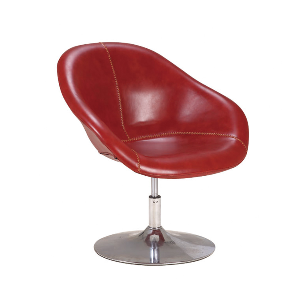 ZY-7068 Plastic seat all fabric covered leisure chair