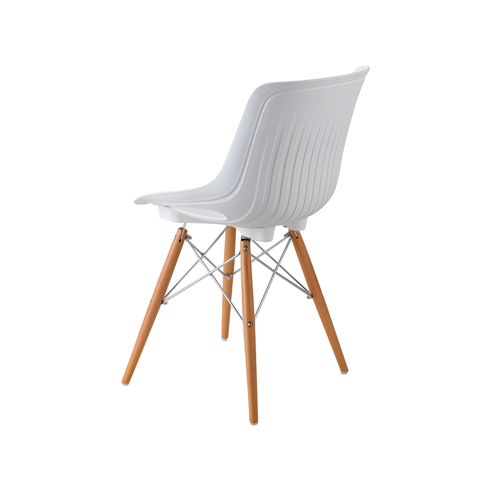 ZY-9005-1 green Plastic Seat Dining Chair