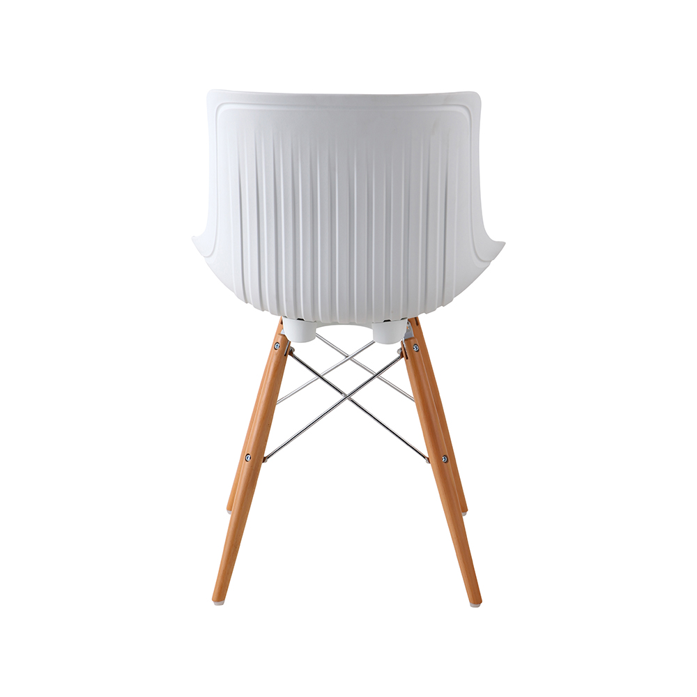 ZY-9005-1 green Plastic Seat Dining Chair