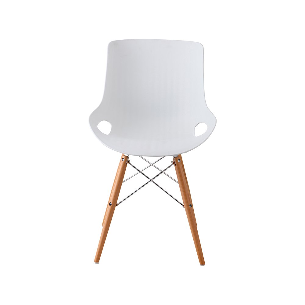 ZY-9005-1 green Plastic Seat Dining Chair