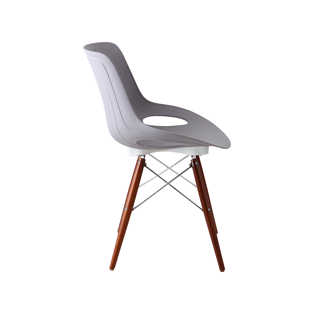 ZY-9005-1 green Plastic Seat Dining Chair