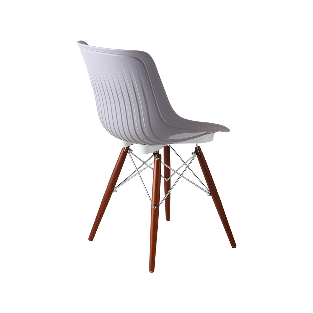 ZY-9005-1 green Plastic Seat Dining Chair