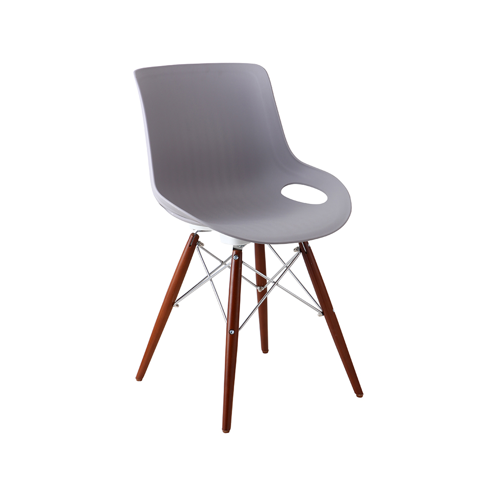 ZY-9005-1 green Plastic Seat Dining Chair