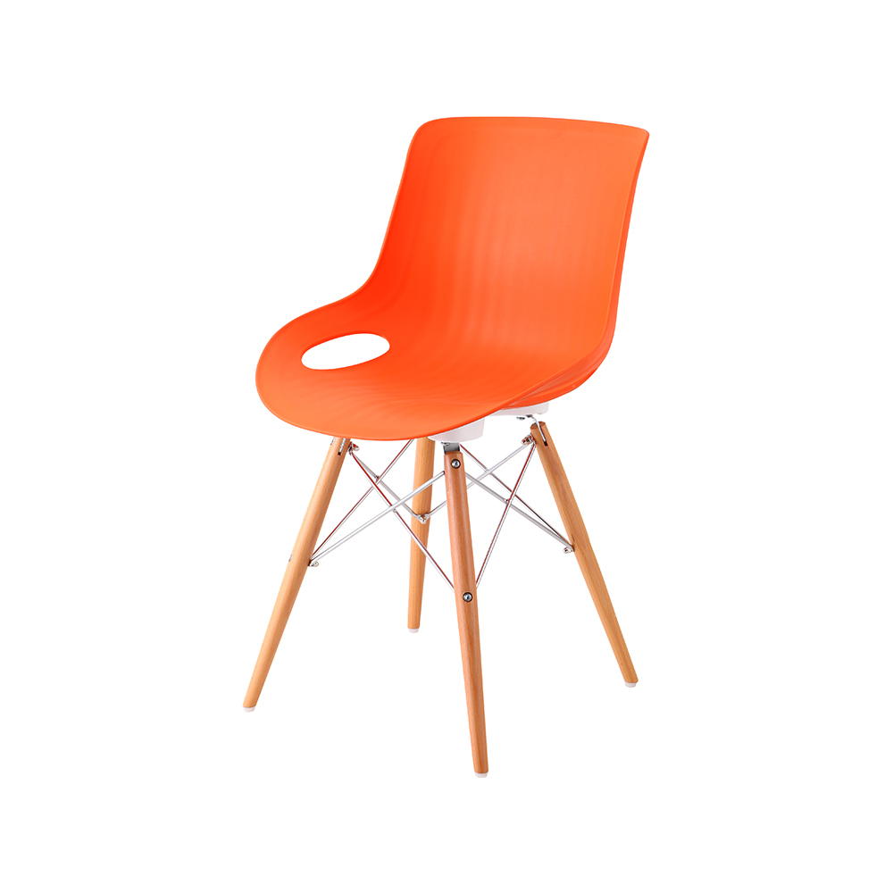 ZY-9005-1 green Plastic Seat Dining Chair