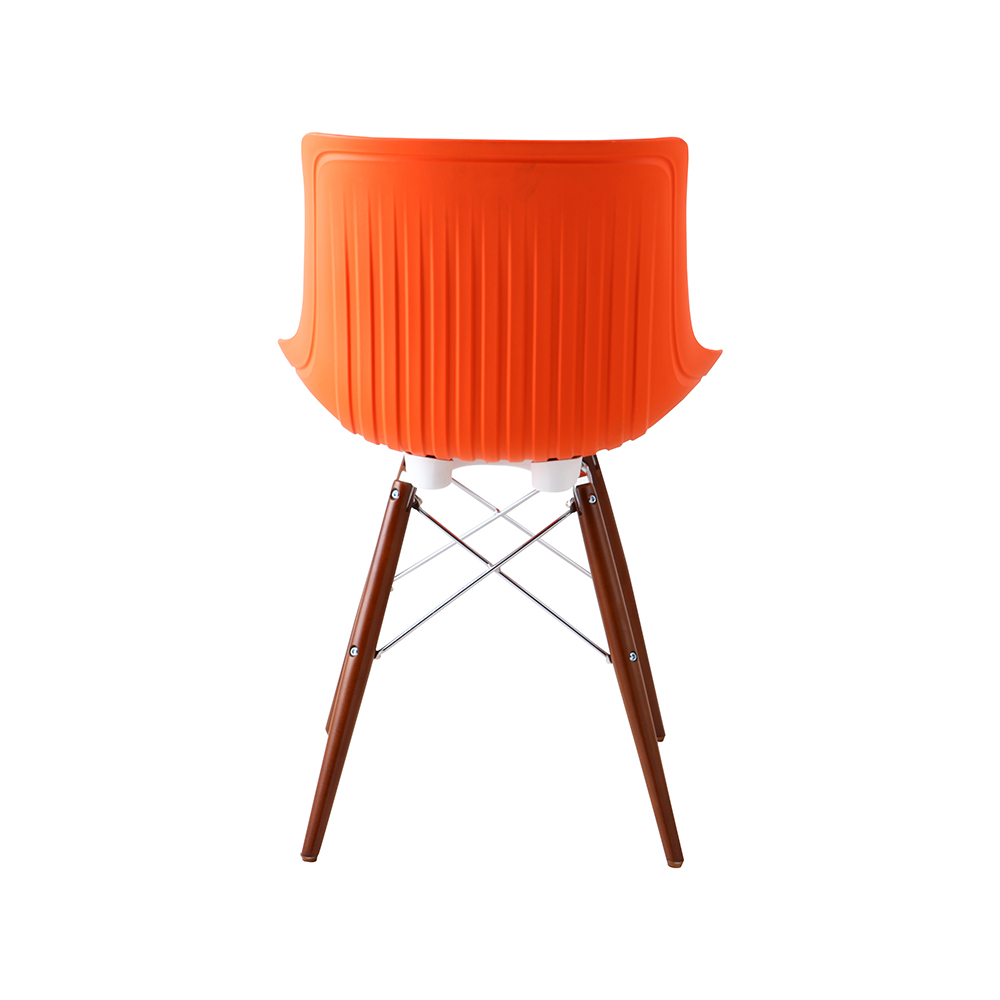 ZY-9005-1 green Plastic Seat Dining Chair