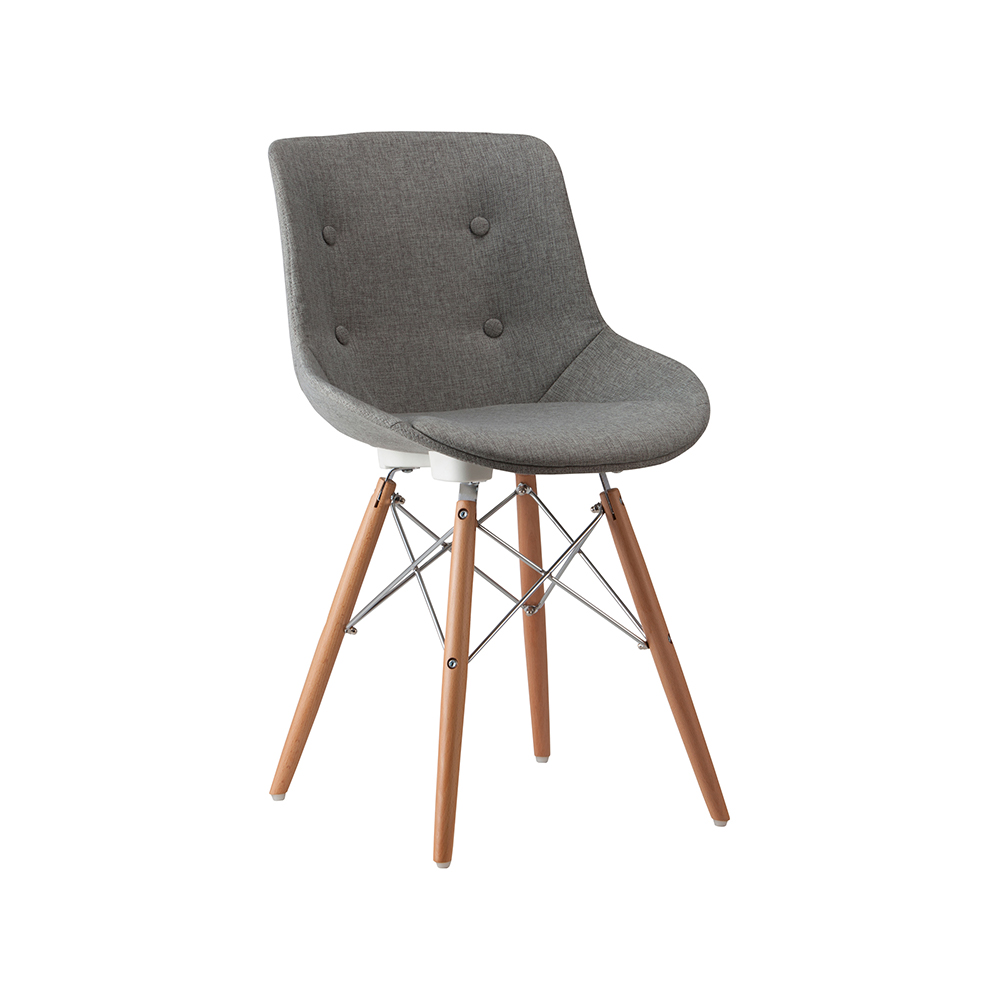 ZY-9005-1 green Plastic Seat Dining Chair