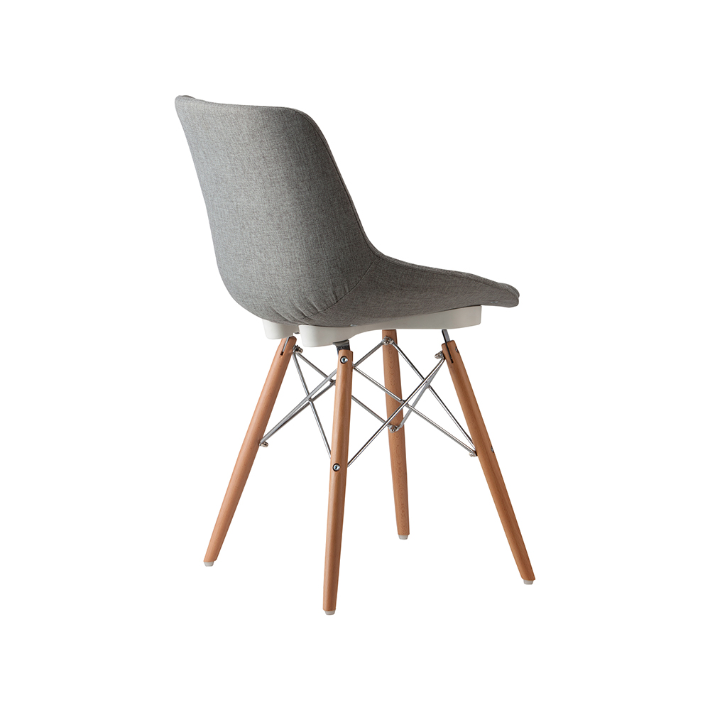 ZY-9005-1 green Plastic Seat Dining Chair