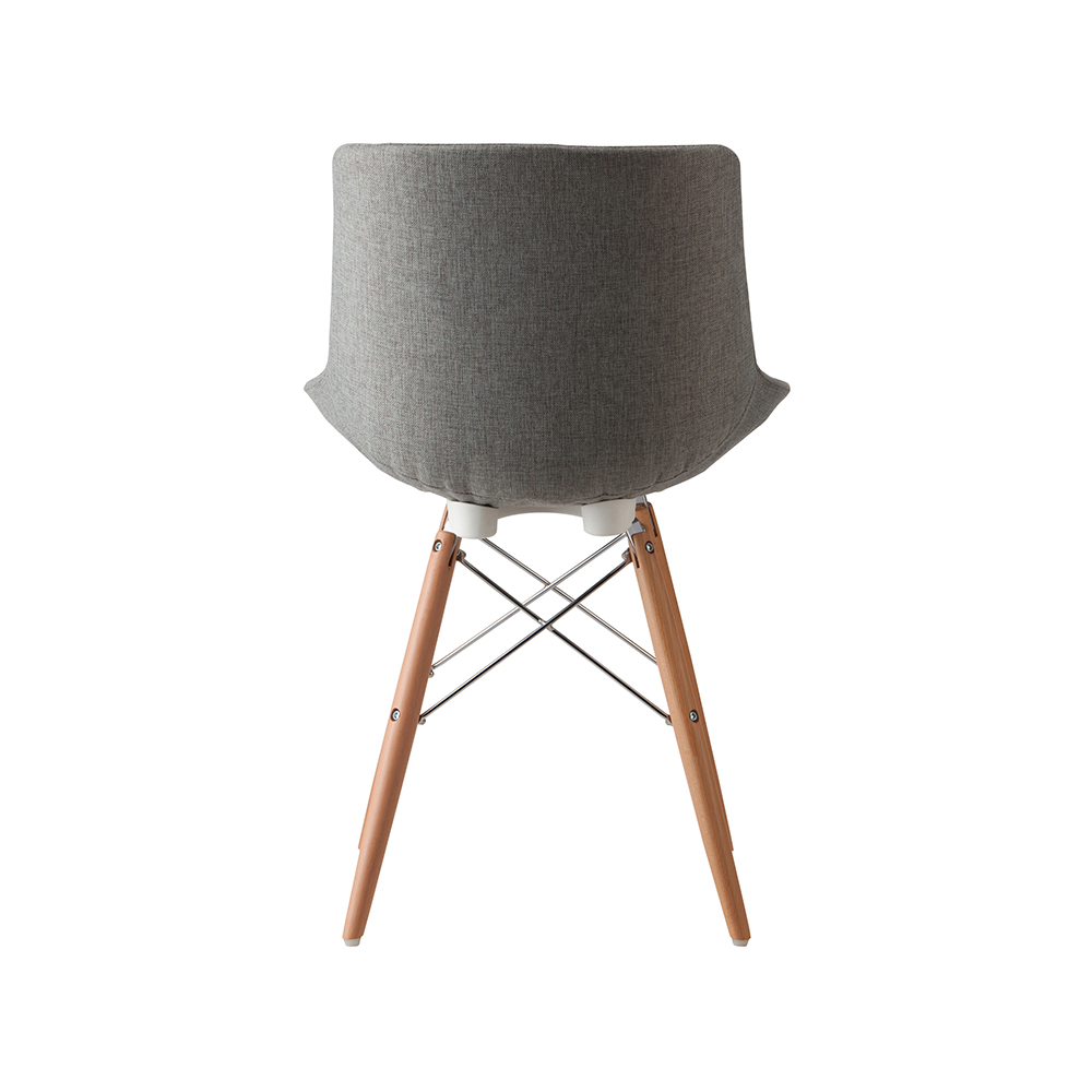 ZY-9005-1 green Plastic Seat Dining Chair