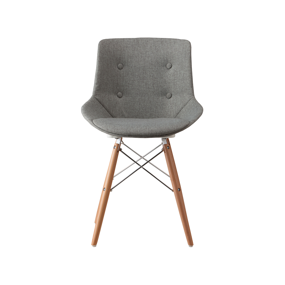 ZY-9005-1 green Plastic Seat Dining Chair