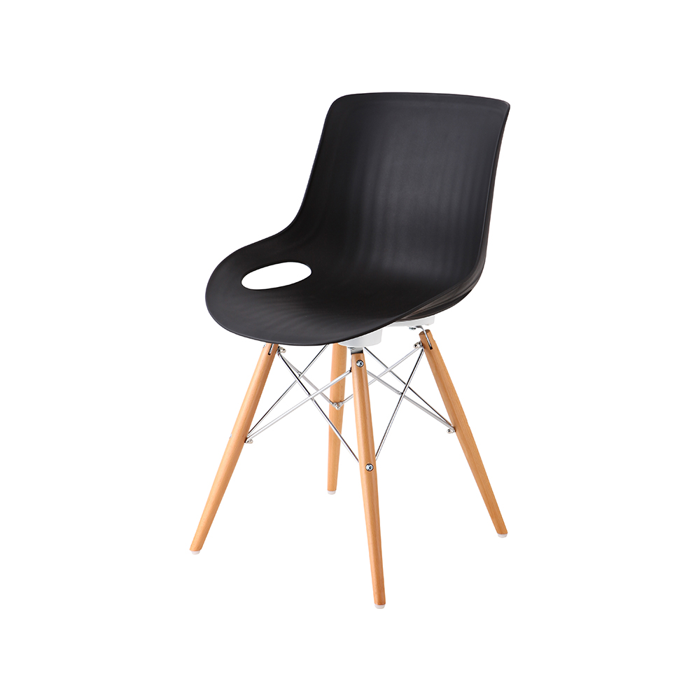 ZY-9005-1 green Plastic Seat Dining Chair