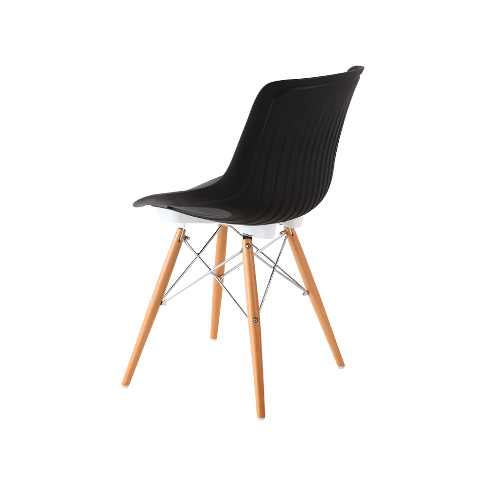 ZY-9005-1 green Plastic Seat Dining Chair