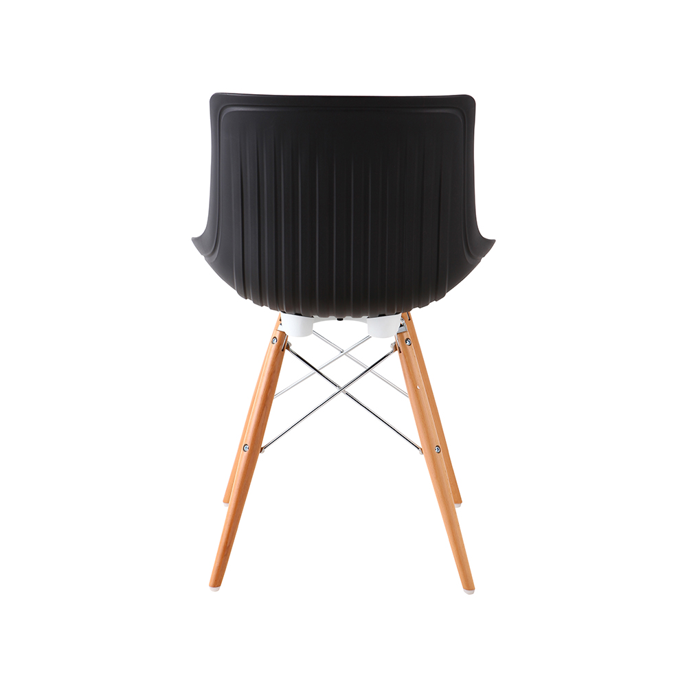 ZY-9005-1 green Plastic Seat Dining Chair