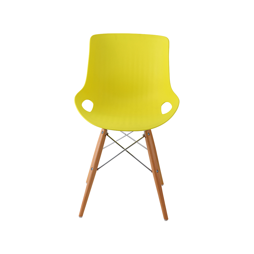 ZY-9005-1 green Plastic Seat Dining Chair