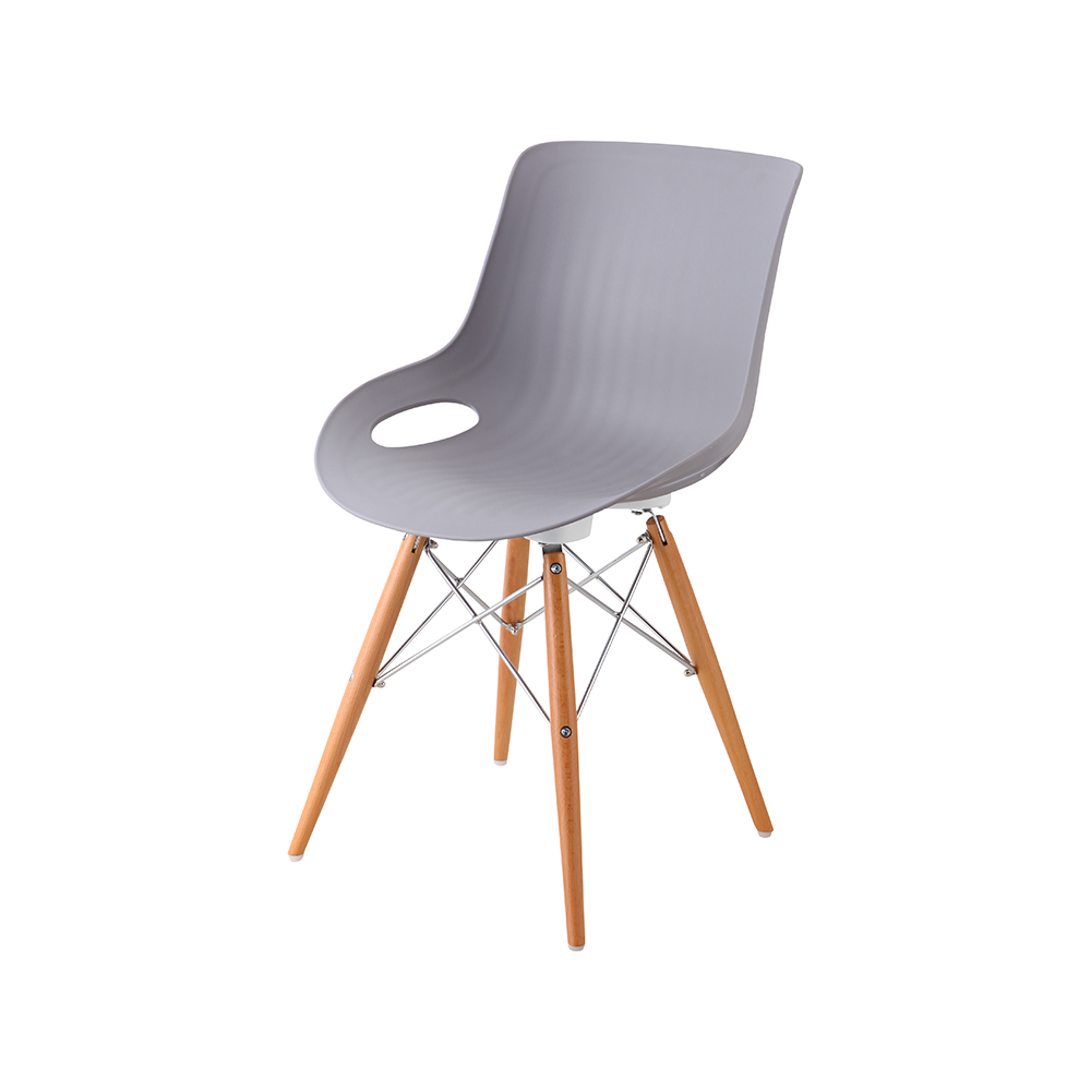 ZY-9005-1 green Plastic Seat Dining Chair