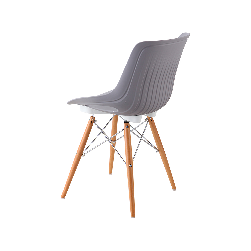 ZY-9005-1 green Plastic Seat Dining Chair