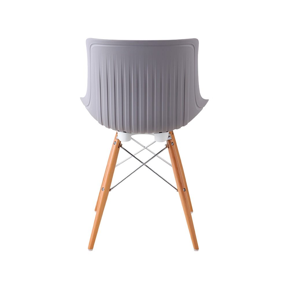 ZY-9005-1 green Plastic Seat Dining Chair