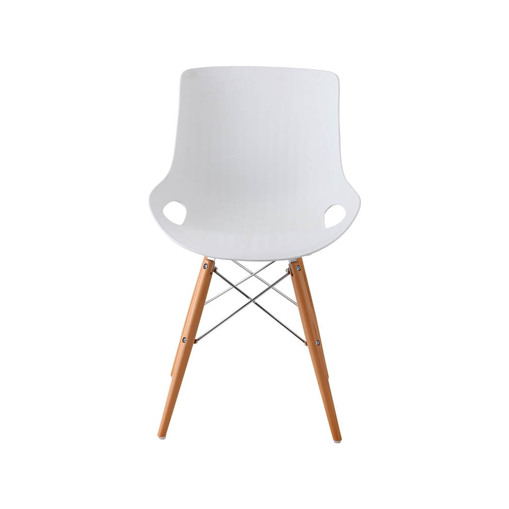 ZY-9005-1 green Plastic Seat Dining Chair