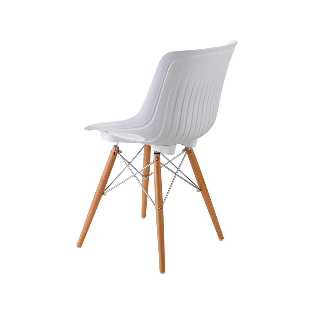 ZY-9005-1 green Plastic Seat Dining Chair