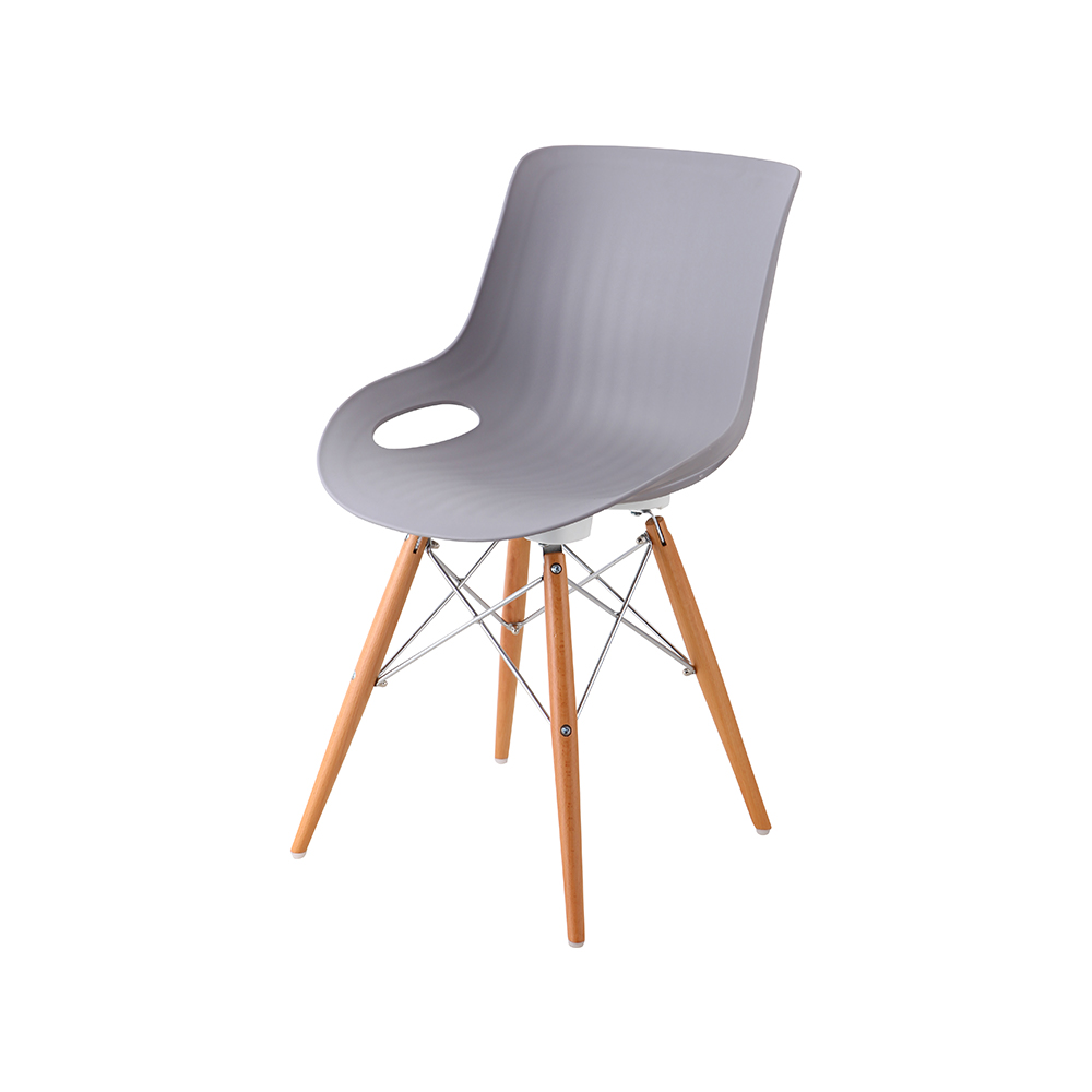 ZY-9005-1 green Plastic Seat Dining Chair