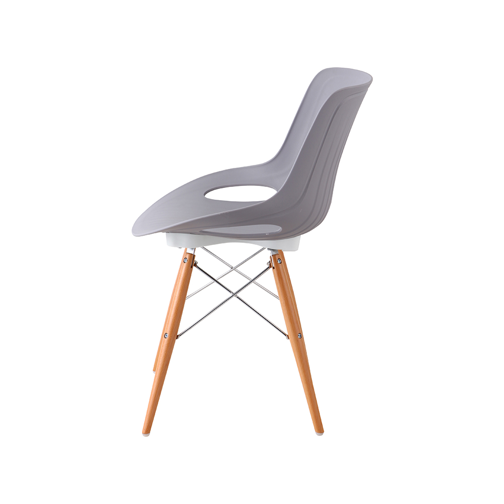 ZY-9005-1 green Plastic Seat Dining Chair