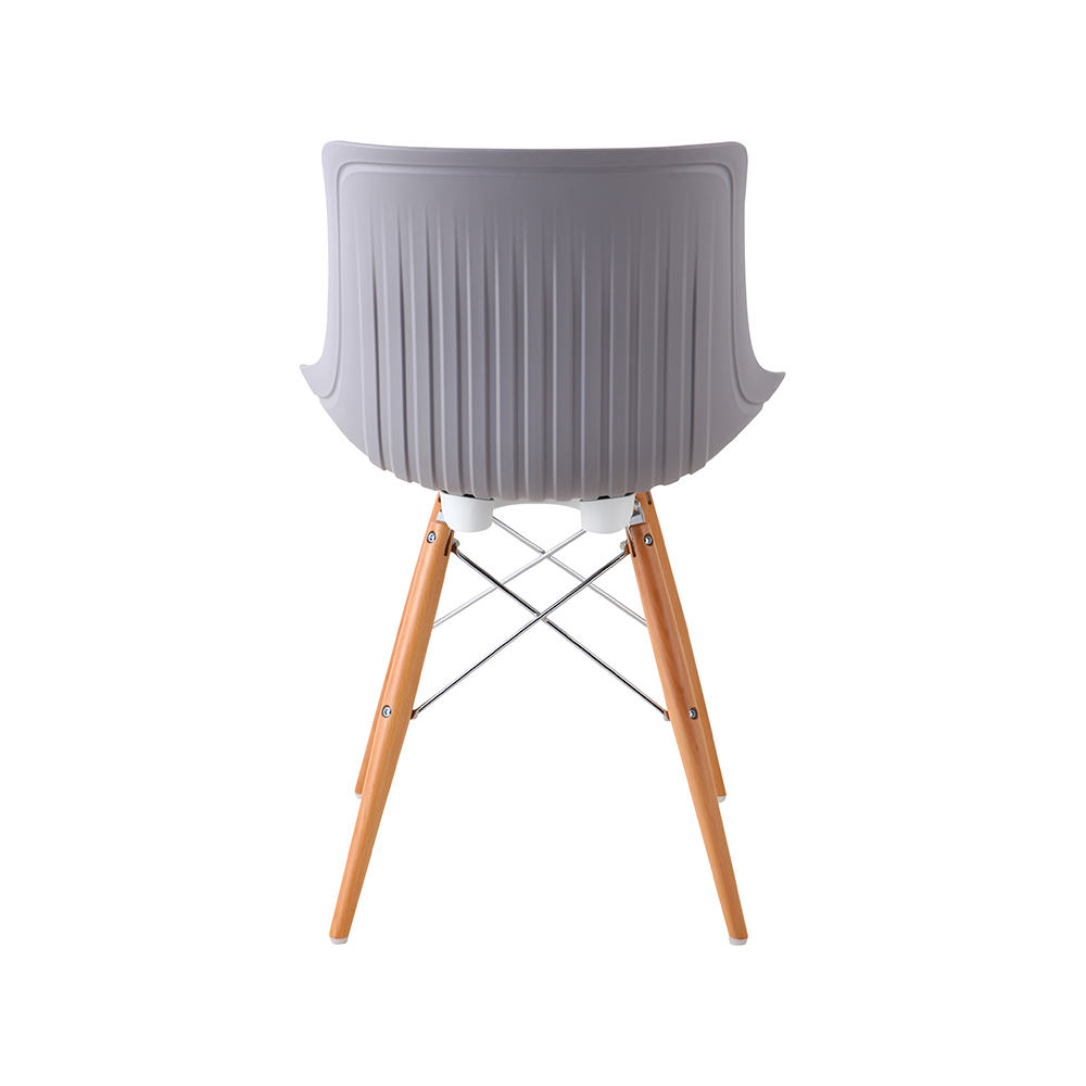 ZY-9005-1 green Plastic Seat Dining Chair