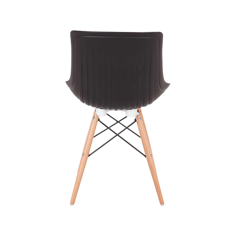 ZY-9005-1 green Plastic Seat Dining Chair