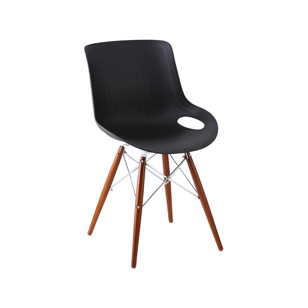 ZY-9005-1 green Plastic Seat Dining Chair