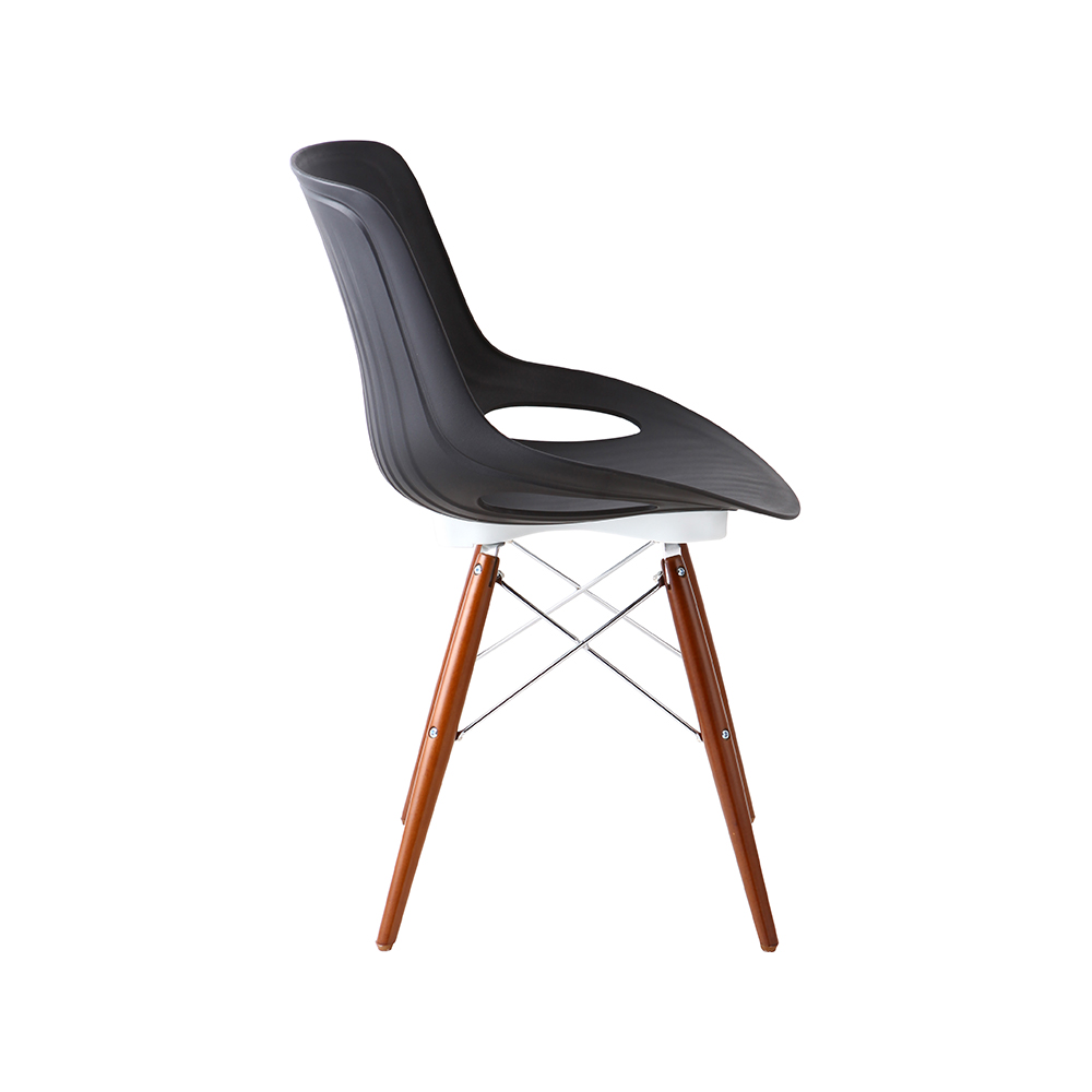 ZY-9005-1 green Plastic Seat Dining Chair
