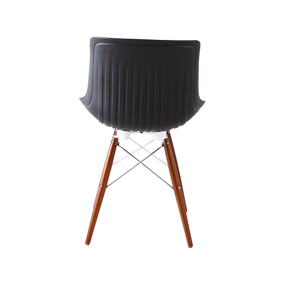 ZY-9005-1 green Plastic Seat Dining Chair