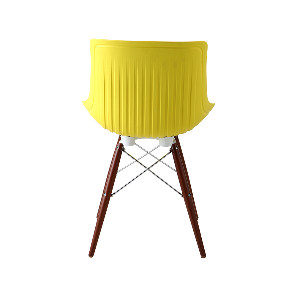 ZY-9005-1 green Plastic Seat Dining Chair