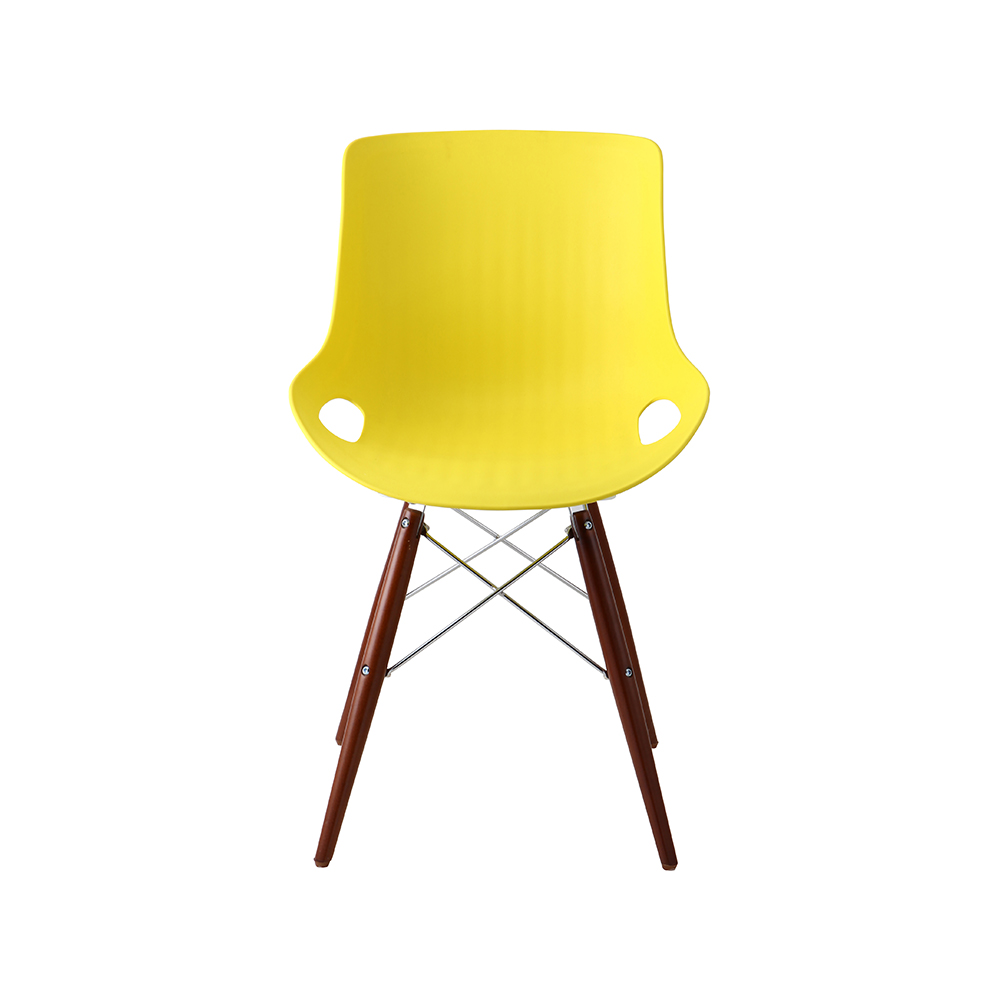 ZY-9005-1 green Plastic Seat Dining Chair