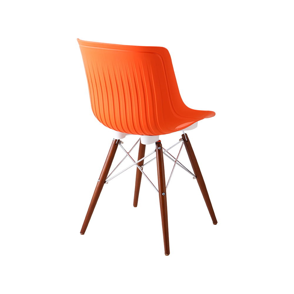 ZY-9005-1 green Plastic Seat Dining Chair