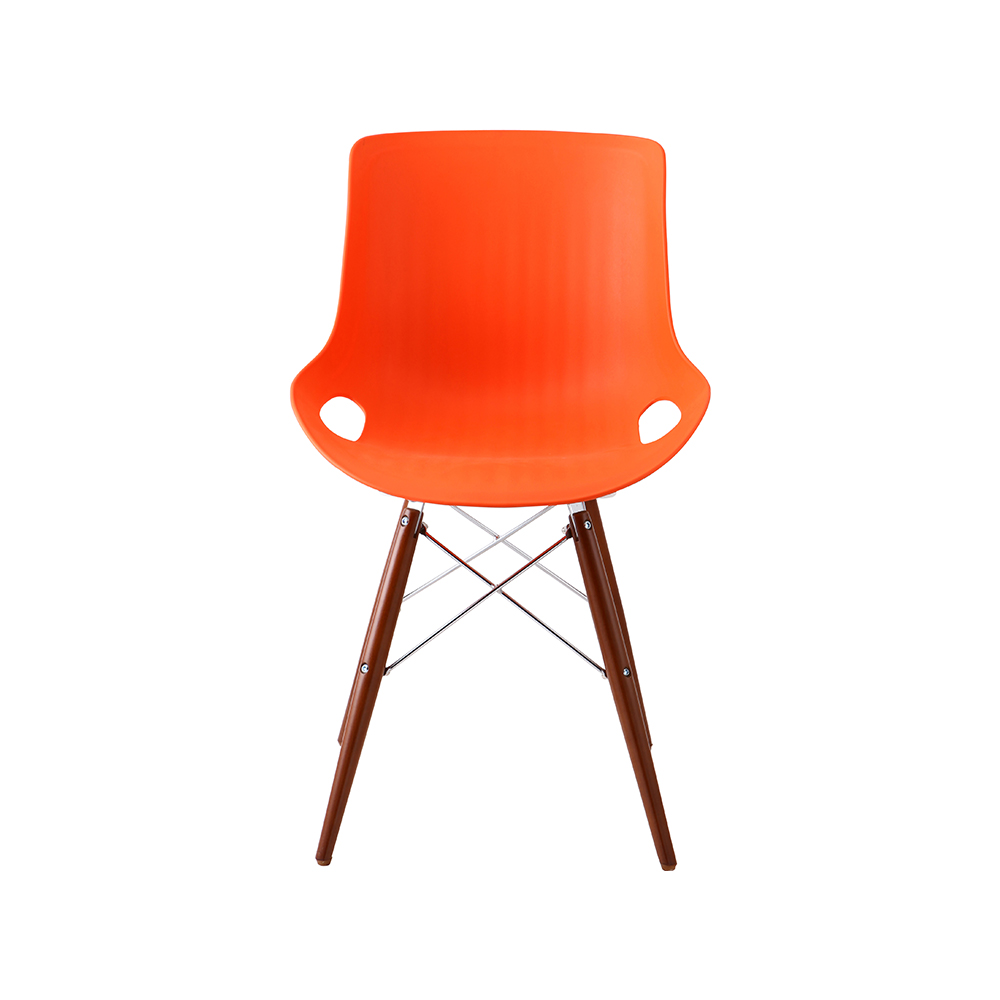 ZY-9005-1 green Plastic Seat Dining Chair