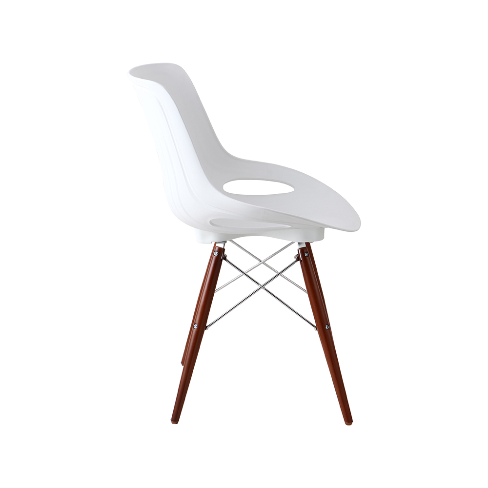 ZY-9005-1 green Plastic Seat Dining Chair