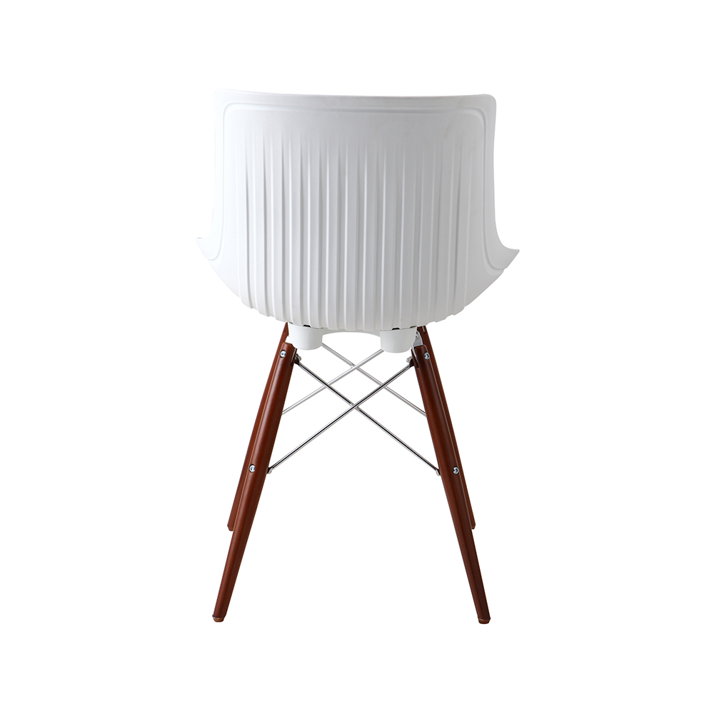 ZY-9005-1 green Plastic Seat Dining Chair