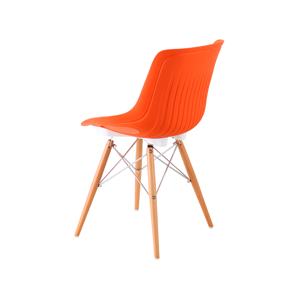 ZY-9005-1 green Plastic Seat Dining Chair