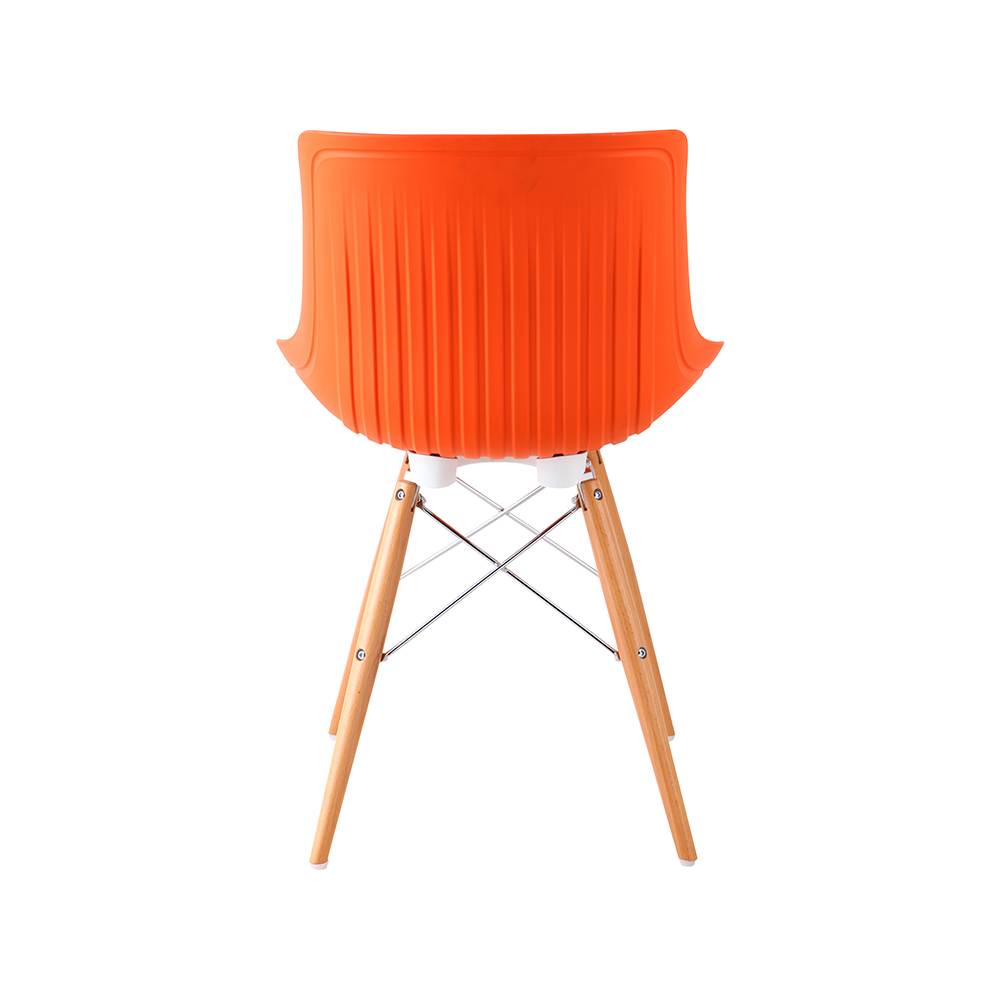 ZY-9005-1 green Plastic Seat Dining Chair