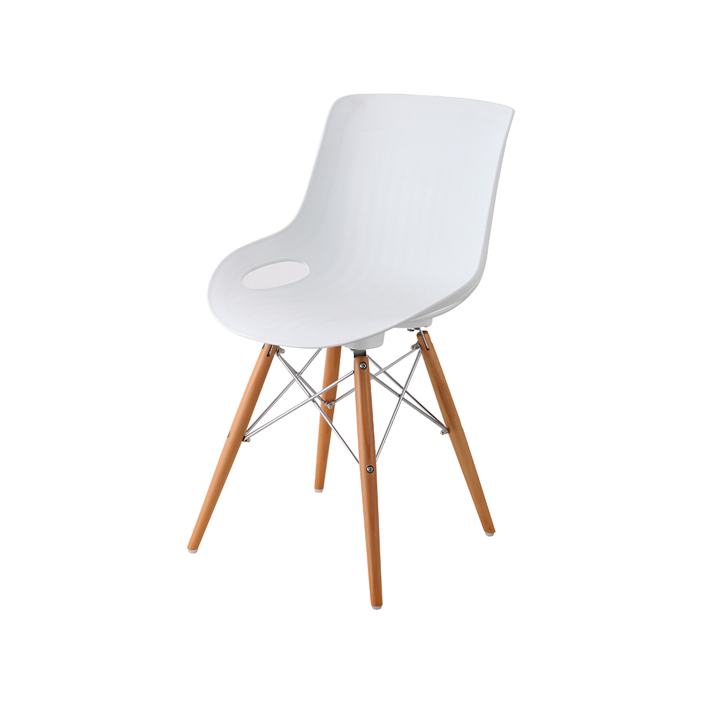 ZY-9005-1 green Plastic Seat Dining Chair