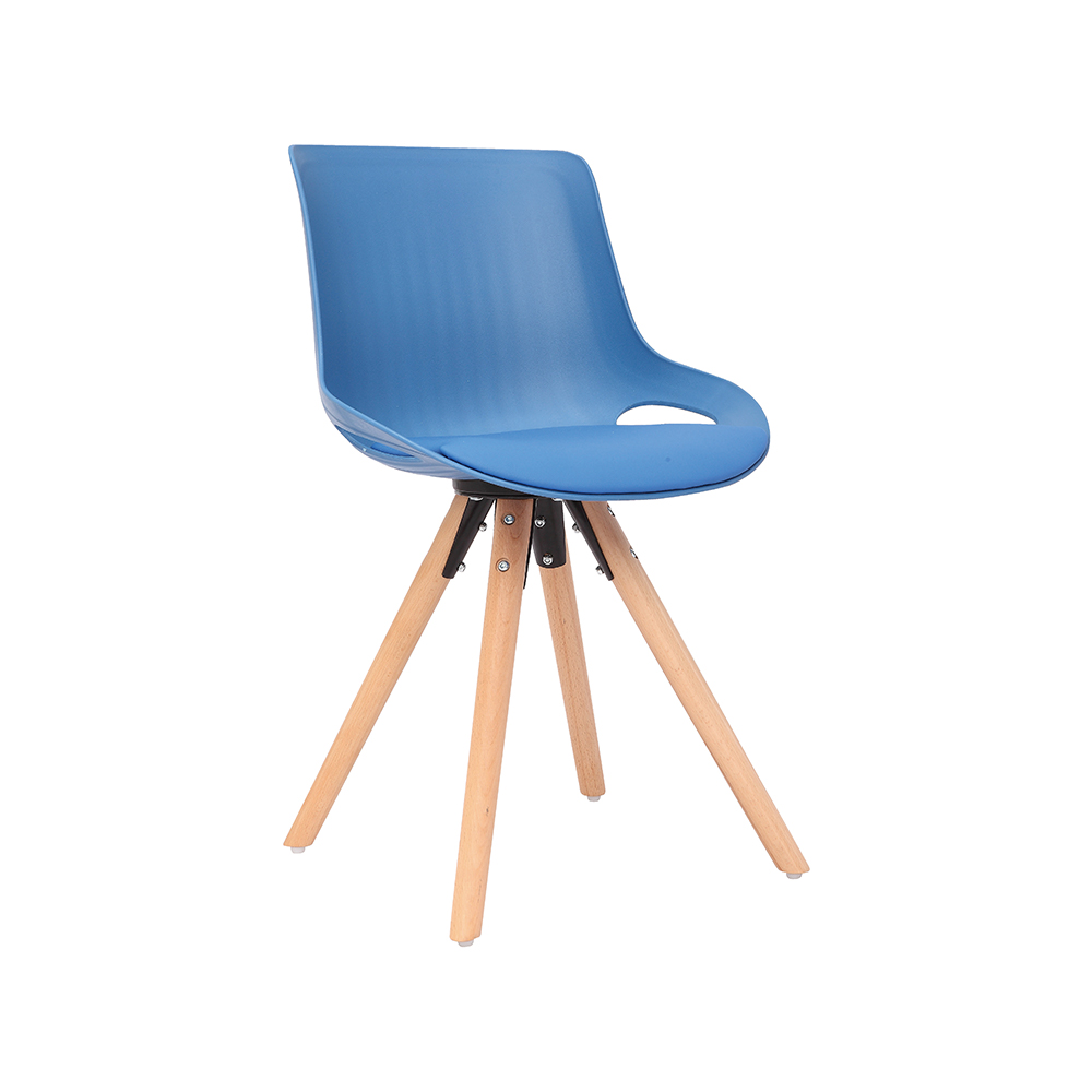 ZY-9005-3 Plastic Seat with Cushion Dining Chair
