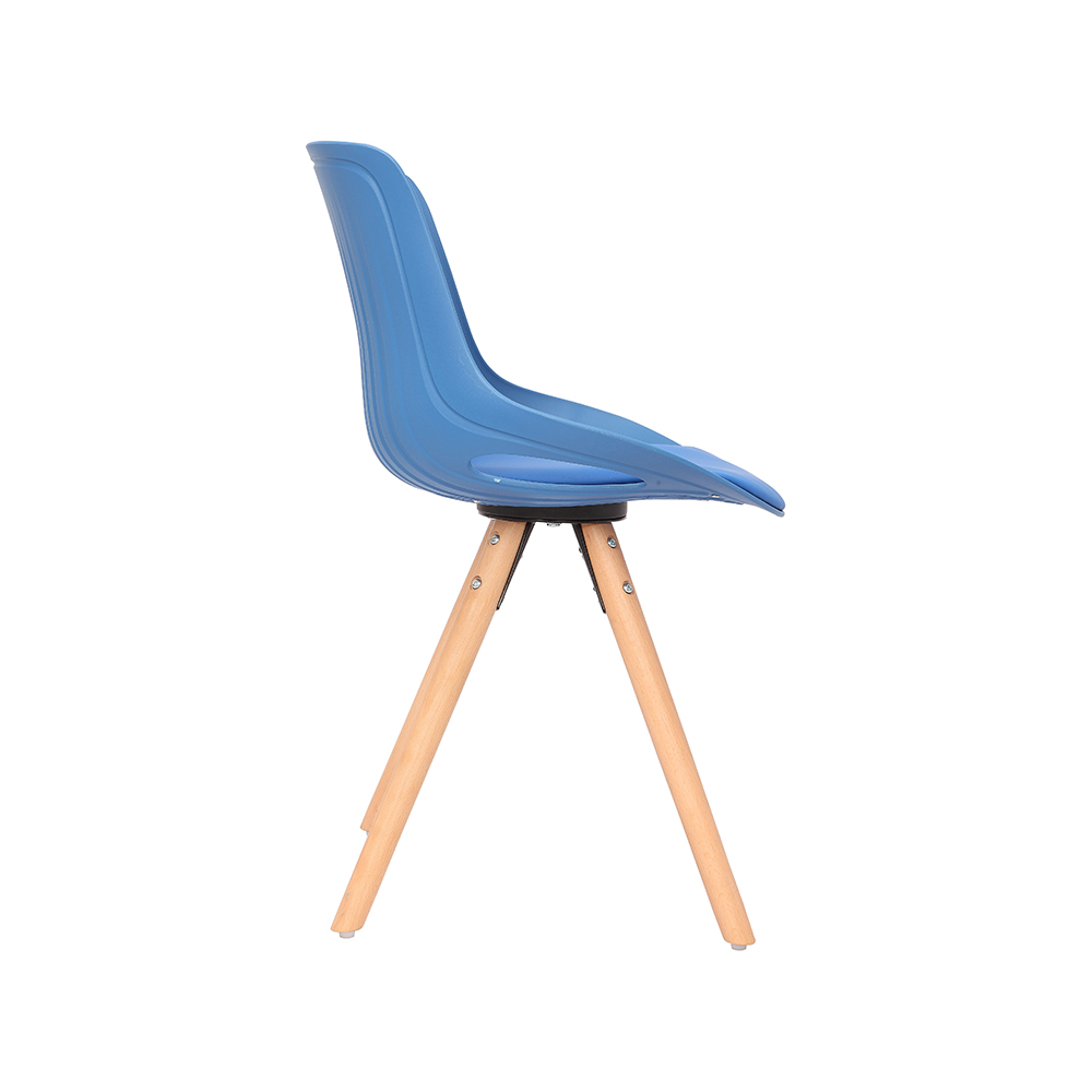 ZY-9005-3 Plastic Seat with Cushion Dining Chair
