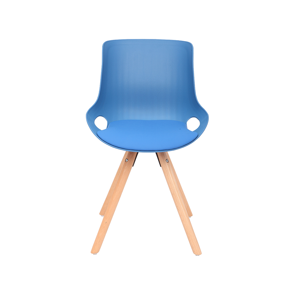 ZY-9005-3 Plastic Seat with Cushion Dining Chair