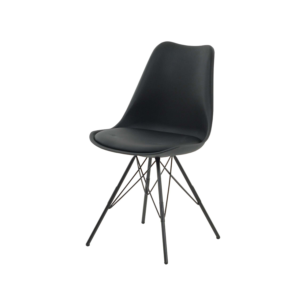 ZY-9008-3 4.6kg Weight PU leather dining chair