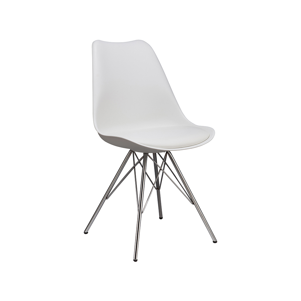 ZY-9008-3 4.6kg Weight PU leather dining chair