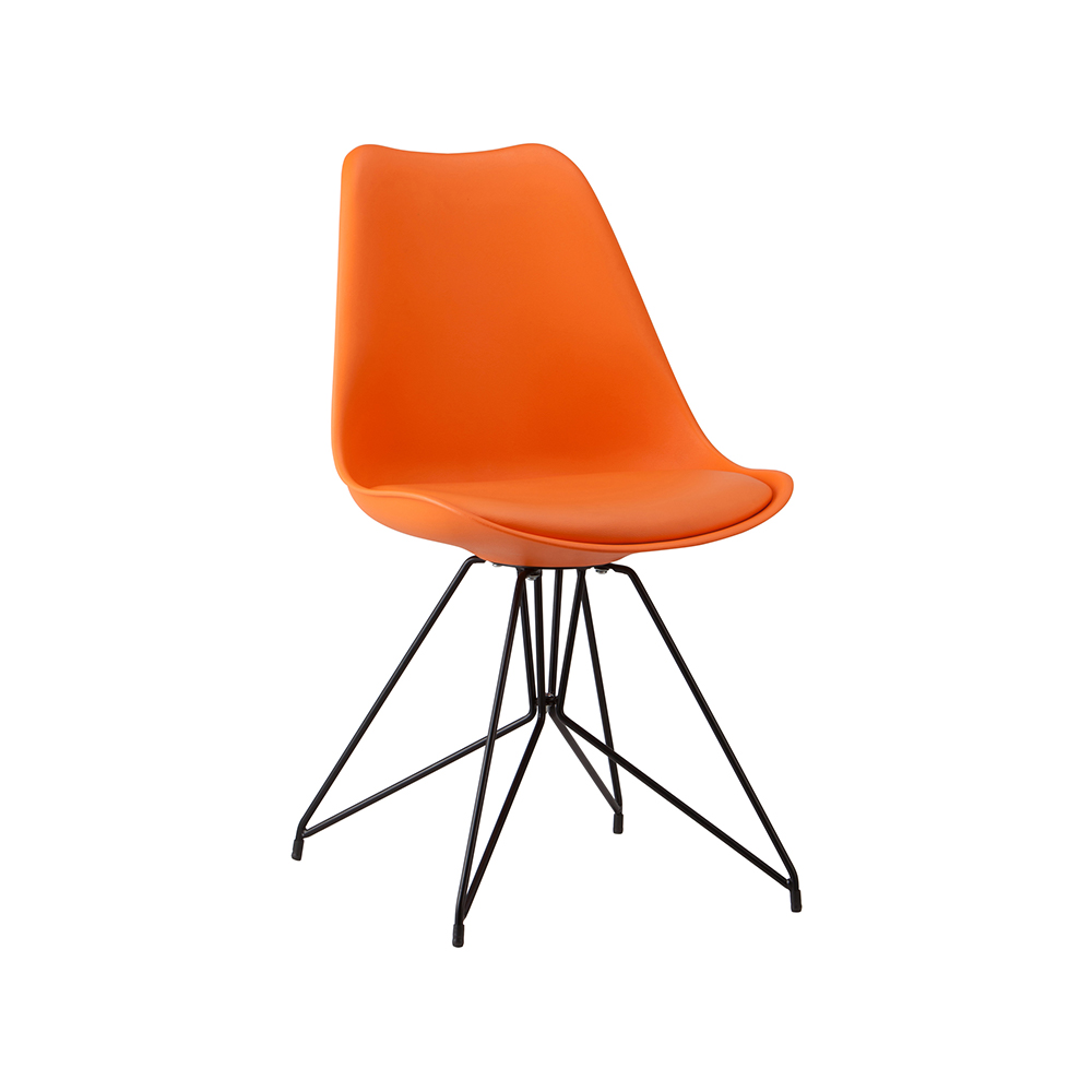 ZY-9008-4 PU leather dining Plastic Seat Chair