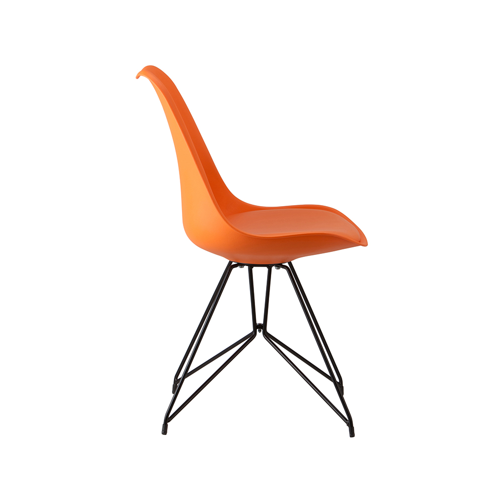ZY-9008-4 PU leather dining Plastic Seat Chair
