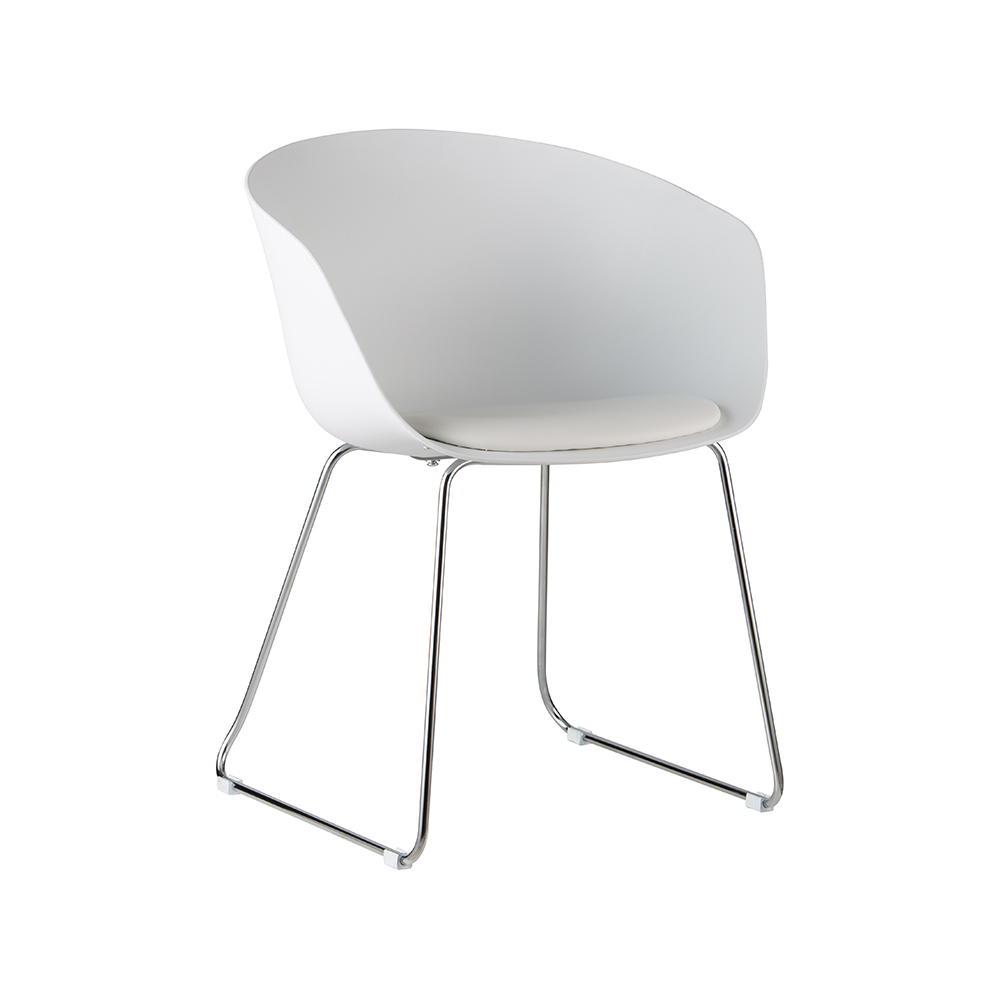 ZY-9009-1 5.9kg Weight PU Leather Dining Chair