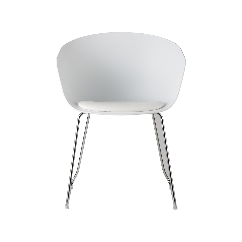 ZY-9009-1 5.9kg Weight PU Leather Dining Chair