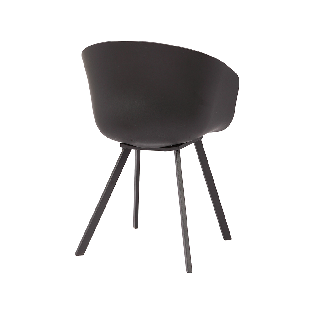 ZY-9009-2 Square Tube Leg All Covered Dining Chair