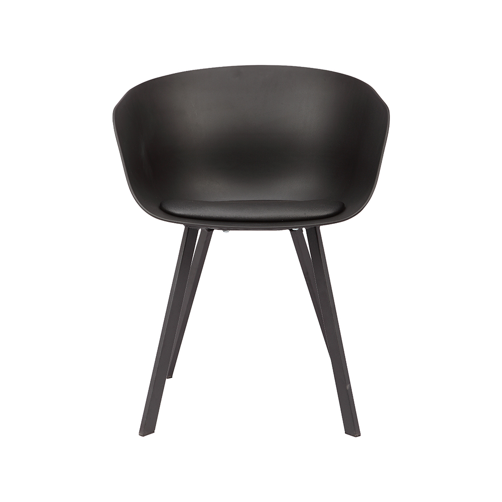 ZY-9009-2 Square Tube Leg All Covered Dining Chair