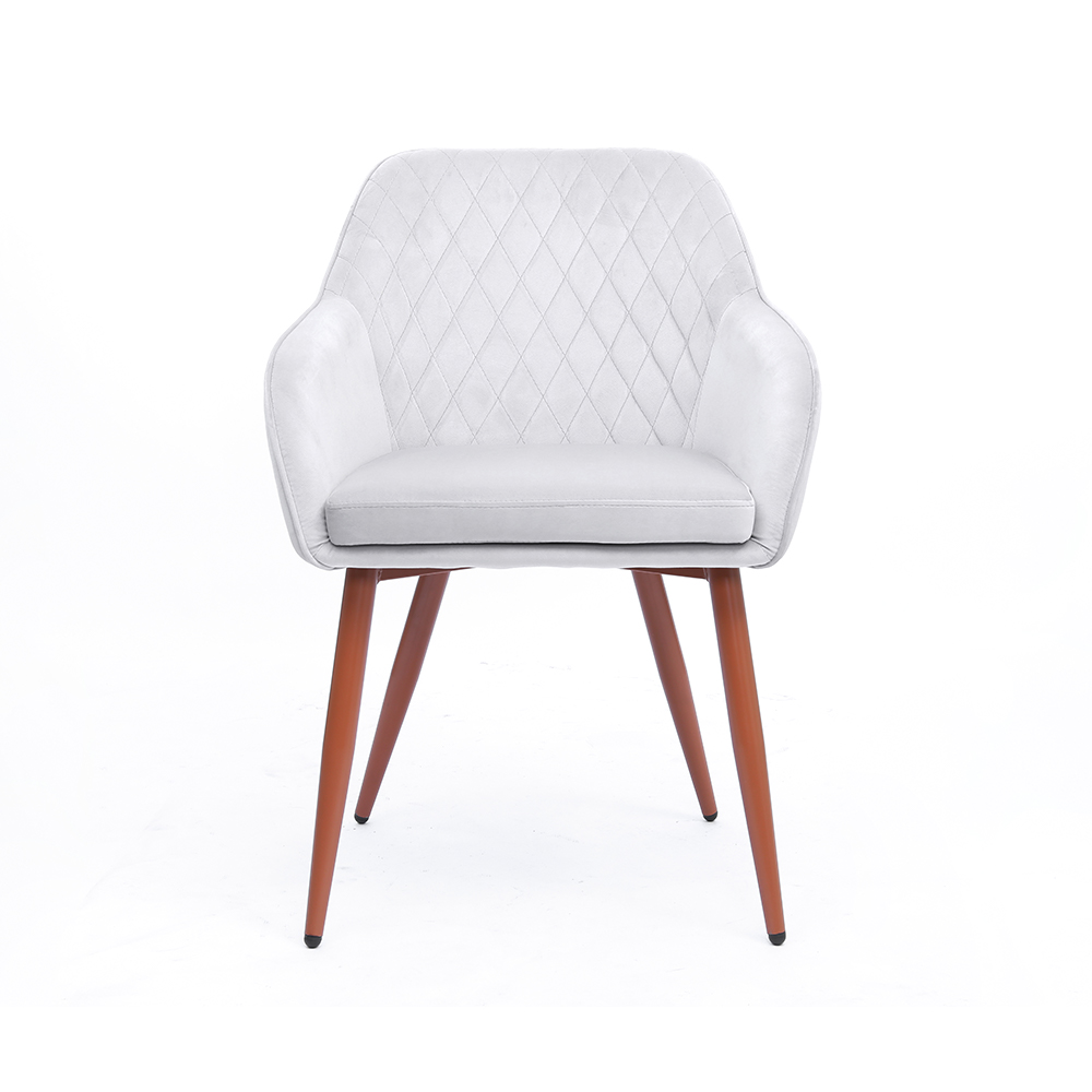 ZY-9069 Metal bracket and plywood dining chair